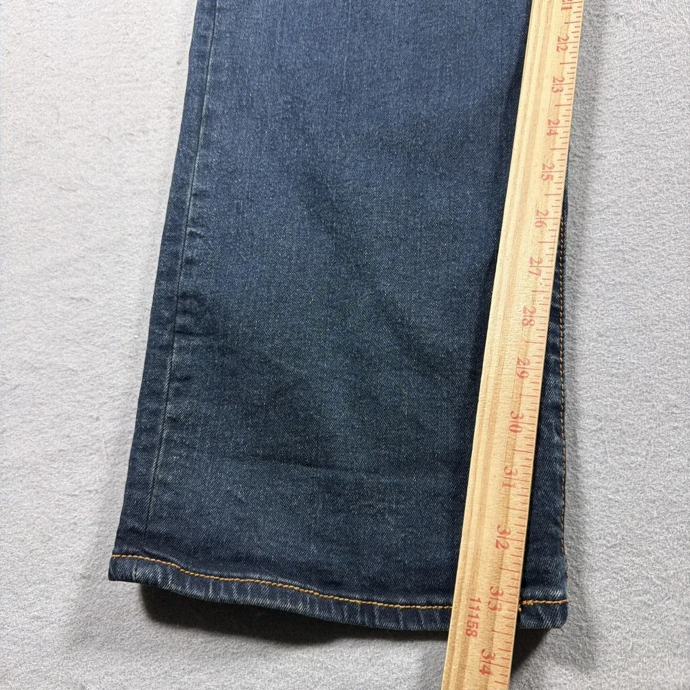 True Religion Ricky Jeans Mens 38 Blue Medium Relaxed Straight Flap Pocket Denim